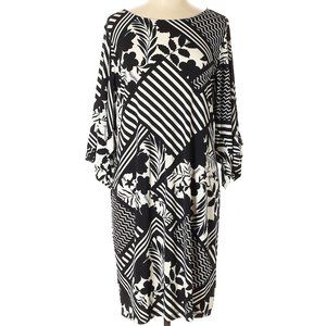 Chico's Geo Floral EMMA Dress Size L/12 (NEW)